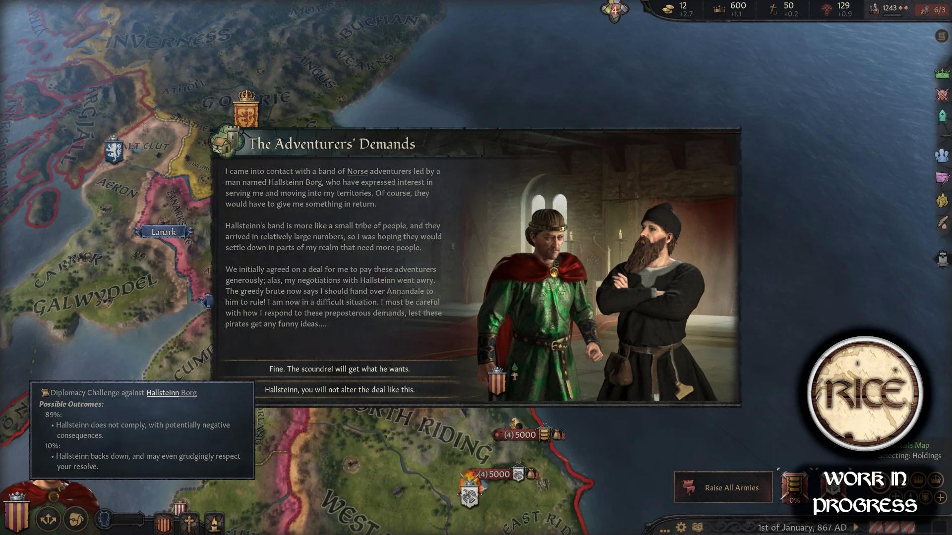 Особенности нормандского пака RICE для Crusader Kings 3