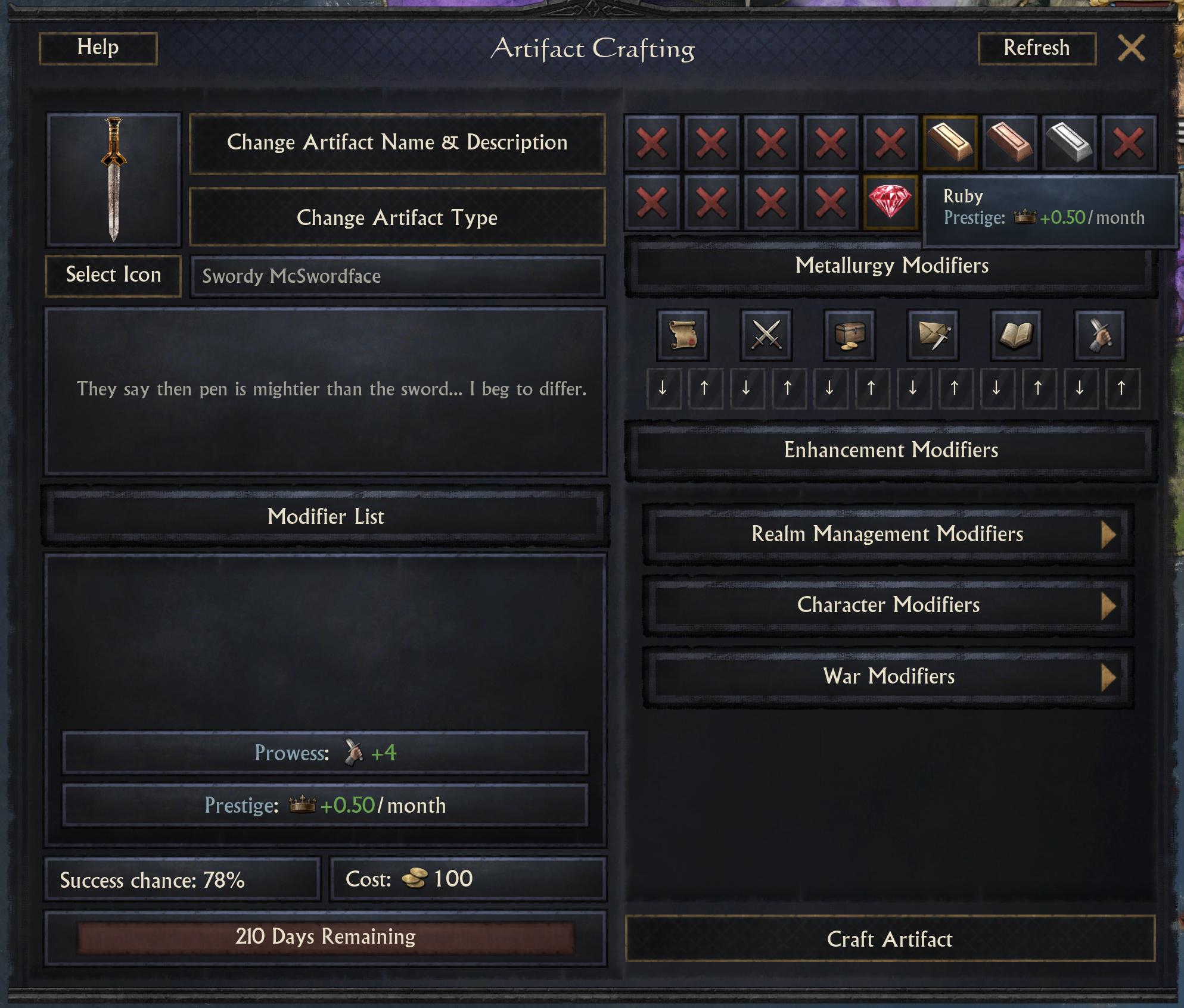 В моде по Властелину колец для Crusader Kings 3 сделают крафт артефактов