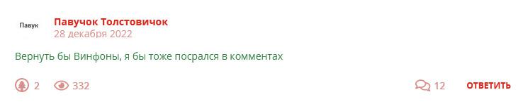 Кострище дайджест 2022 25.12 - 31.12