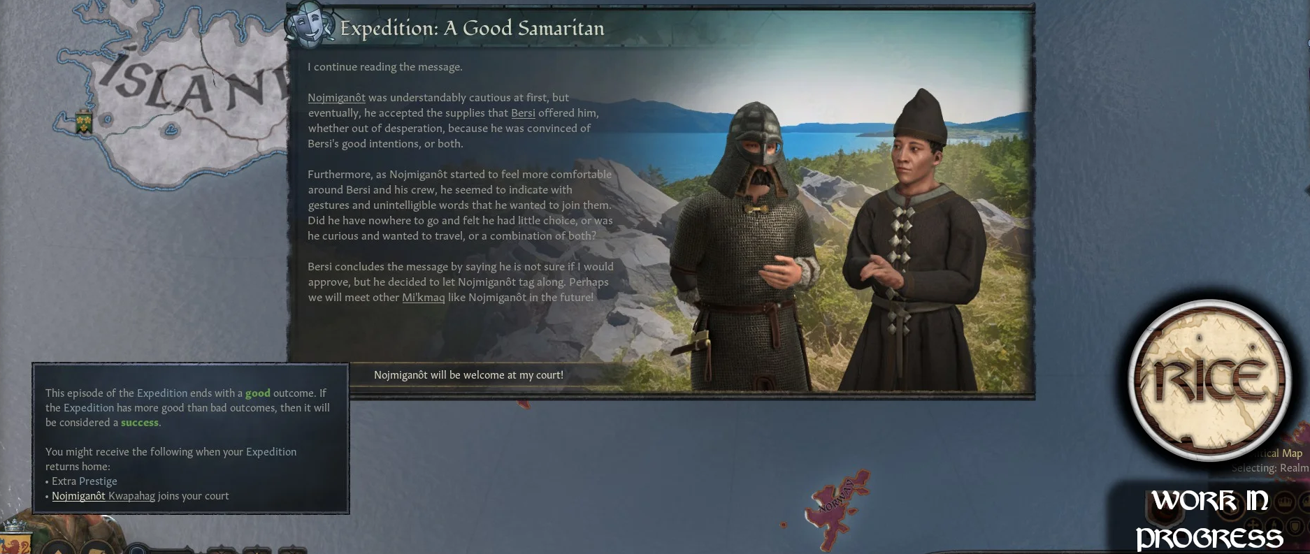 Культуры коренных американцев и особенности Винланда в моде RICE для Crusader Kings 3