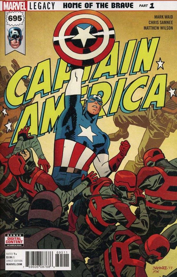 Обложка Captain America #695 от Криса Сомни