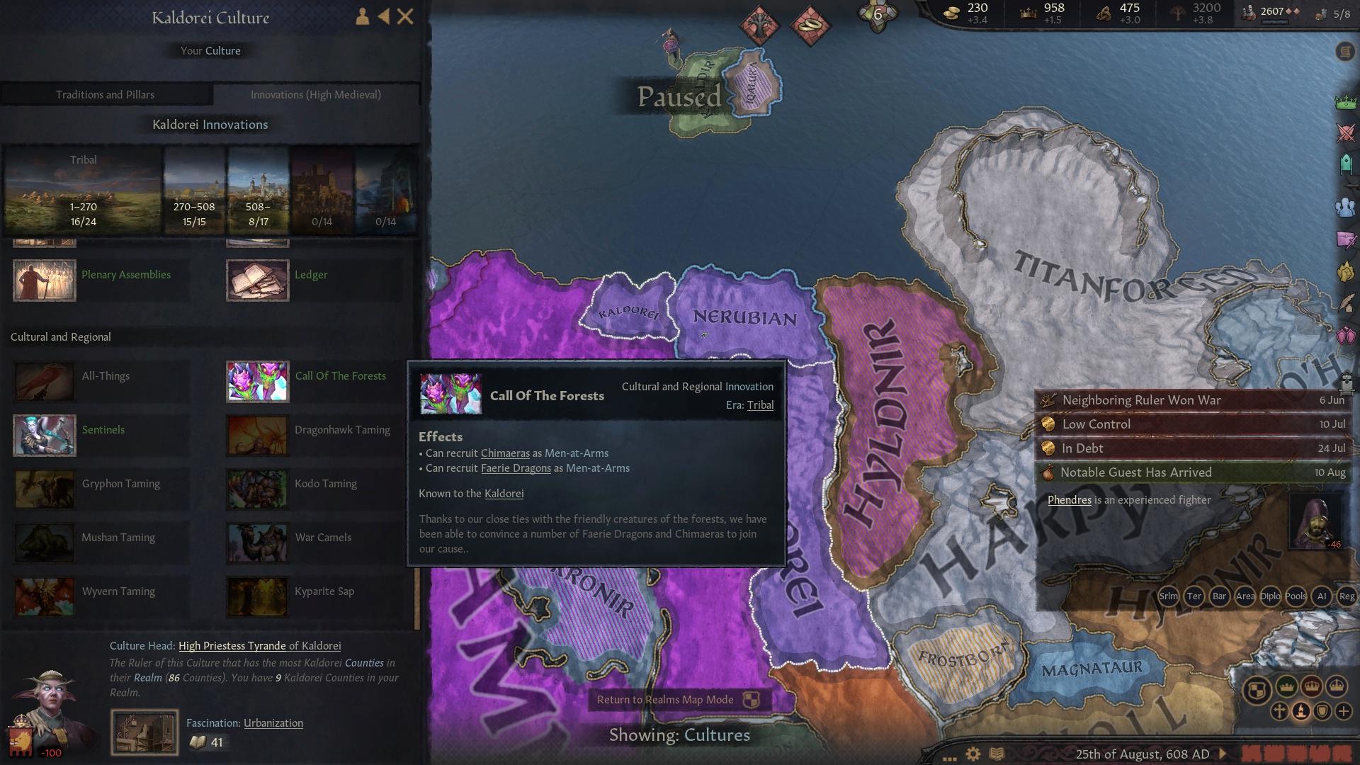 Для Crusader Kings 3 вышла альфа версия мода по Warcraft