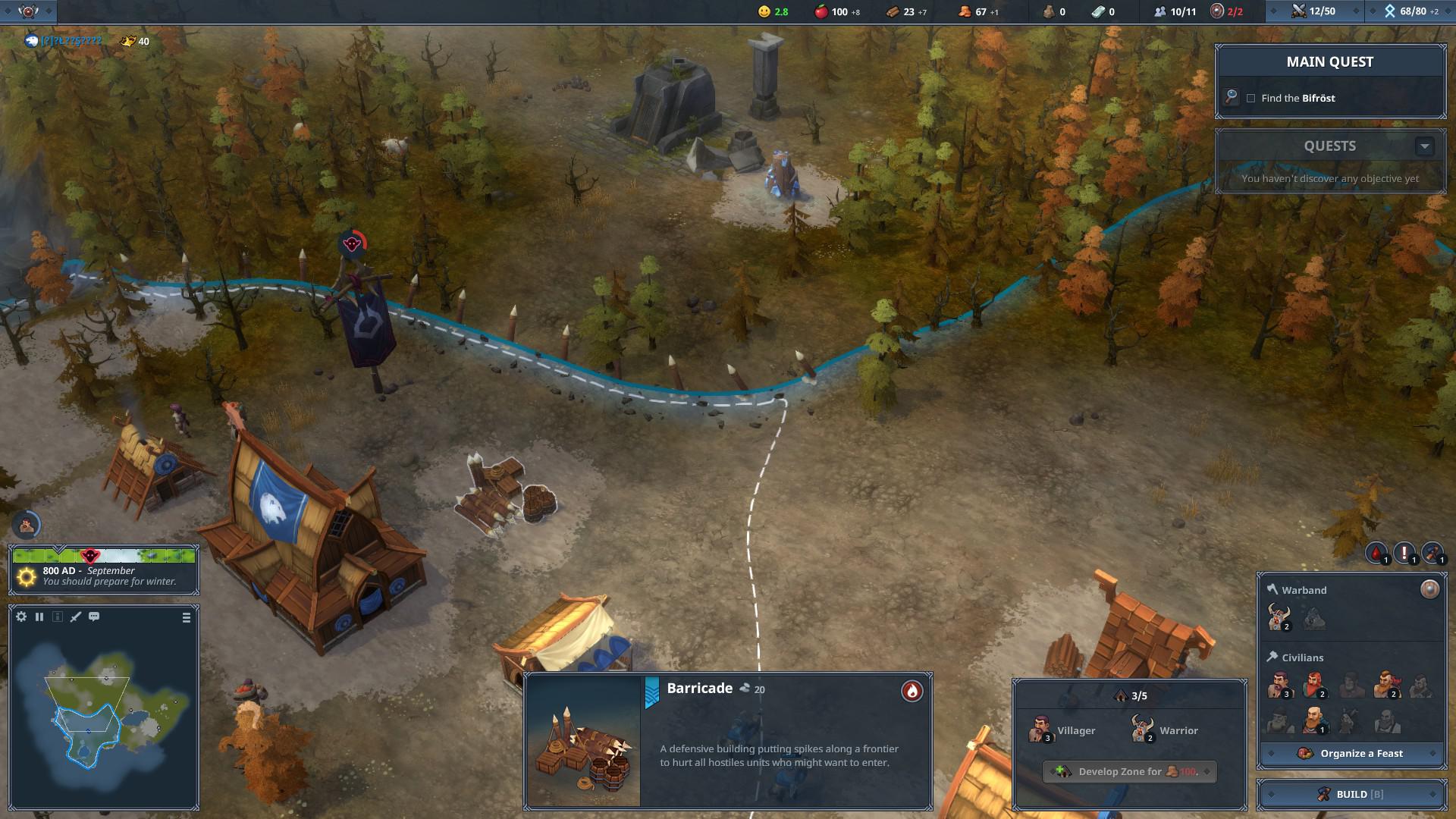 В стратегии про викингов Northgard идёт открытая бета нового PVE режима