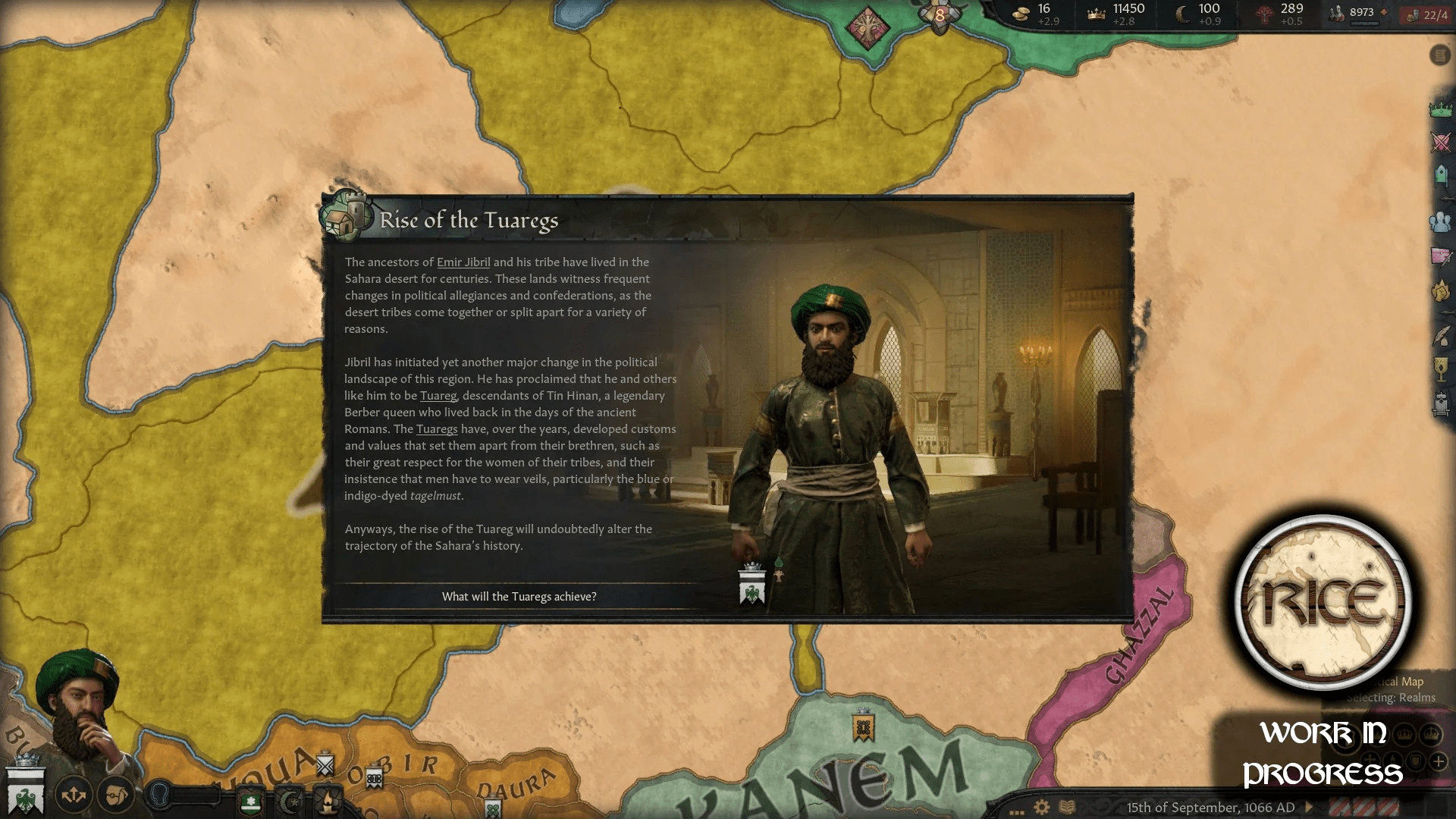Следующий пак RICE для Crusader Kings 3 посвящён туарегам