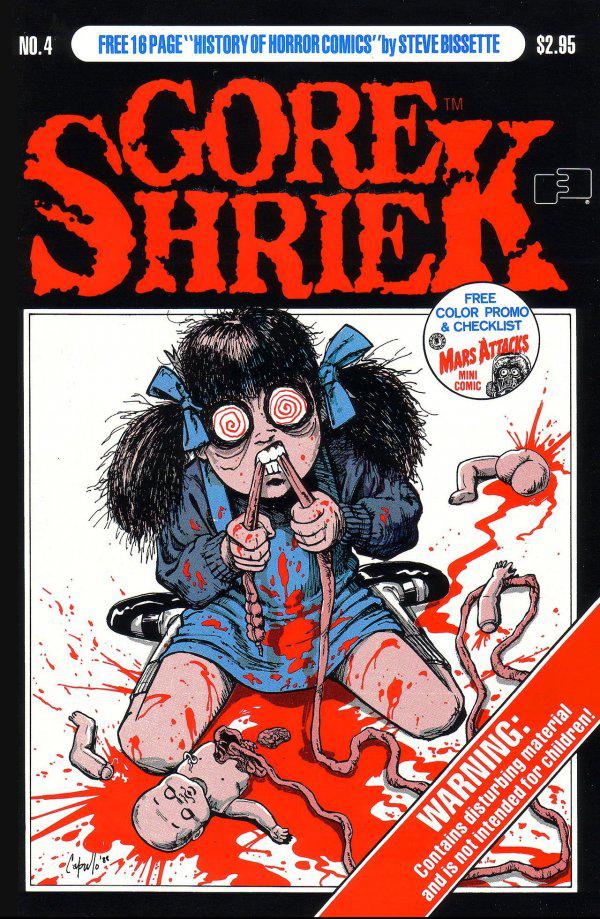 Обложка Gore Shriek #4 от Грега