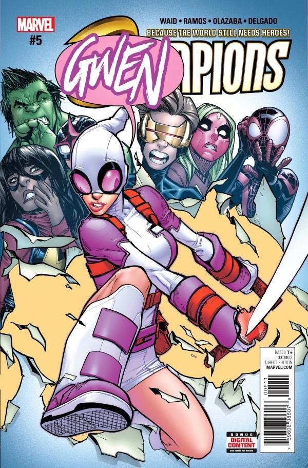 Обложка Champions #5 от Умберто Рамоса