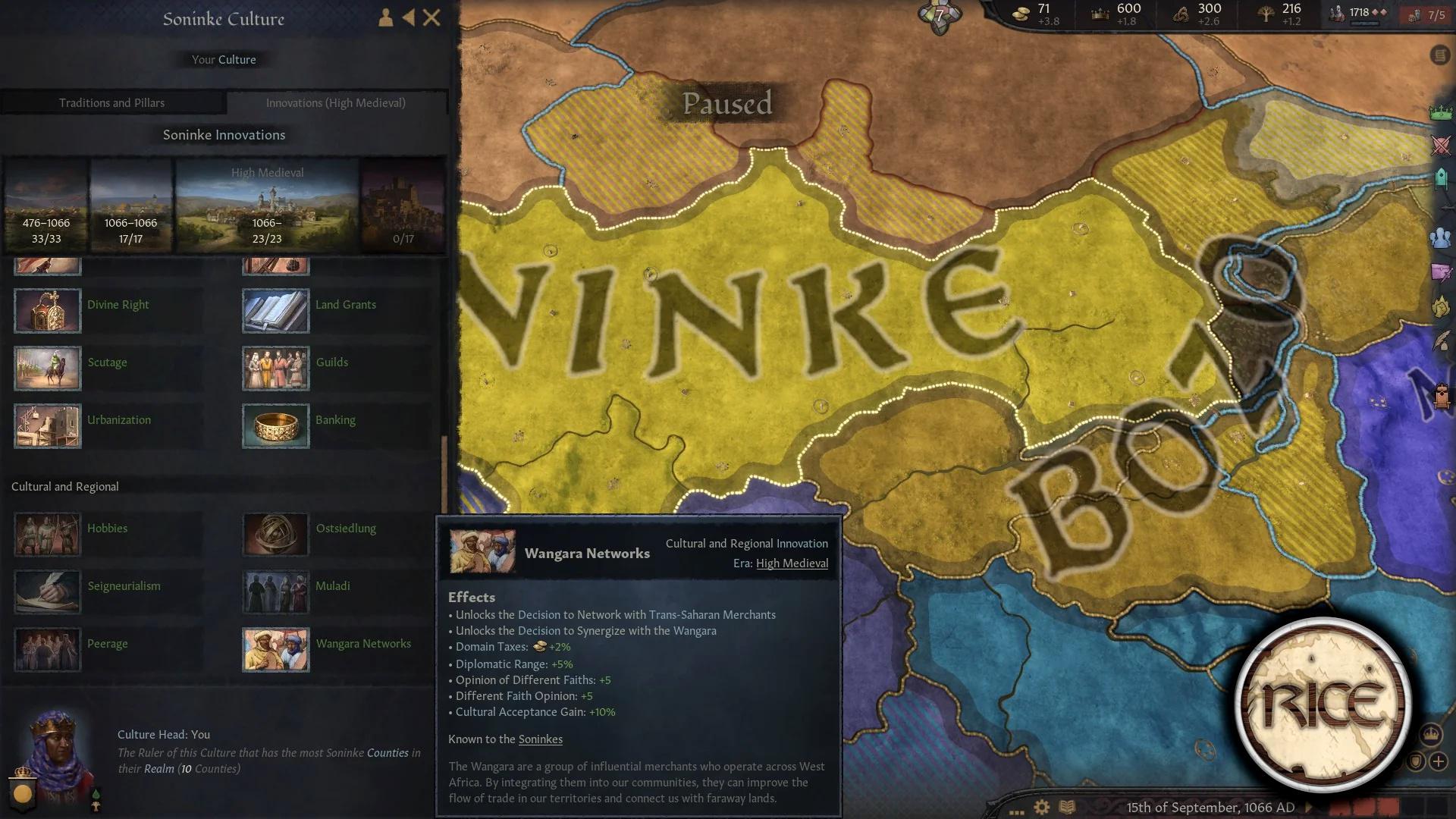 Для Crusader Kings 3 вышел пак RICE, посвящённый африканскому народу бозо