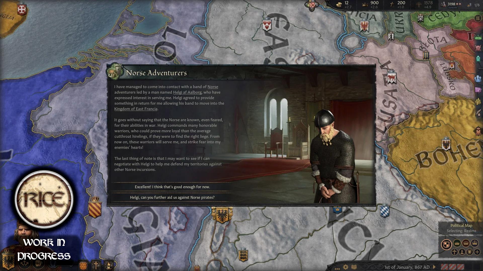 Особенности нормандского пака RICE для Crusader Kings 3