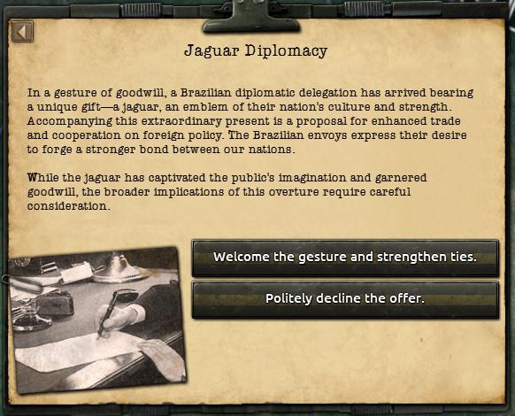 Альтернативно-историческая Бразилия в Hearts of Iron IV: Trial of Allegiance