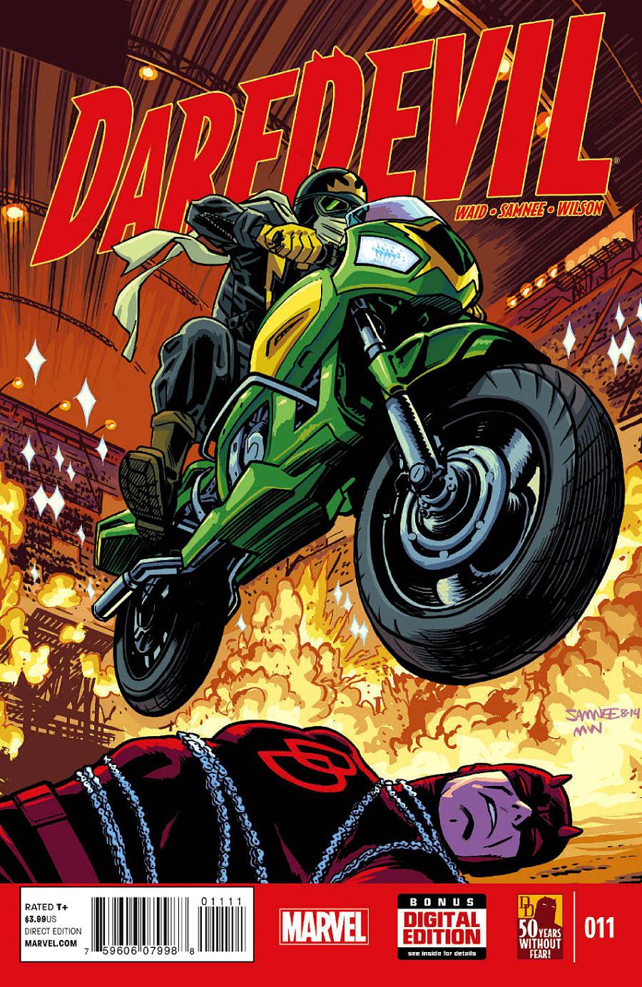 Обложка Daredevil #11 2014 года от Мэтта Уилсона и Криса Сомни