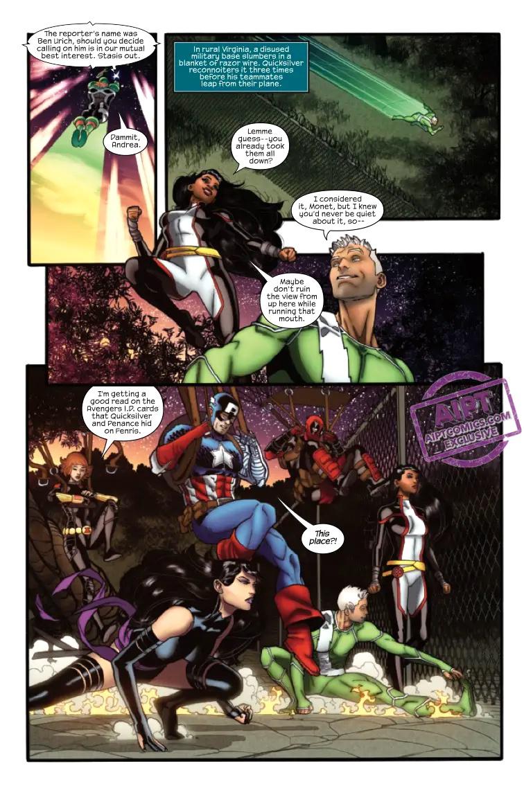 Превью комикса Uncanny Avenger #4 и фанатская теория о личности фальшивого Капитана Кракоа
