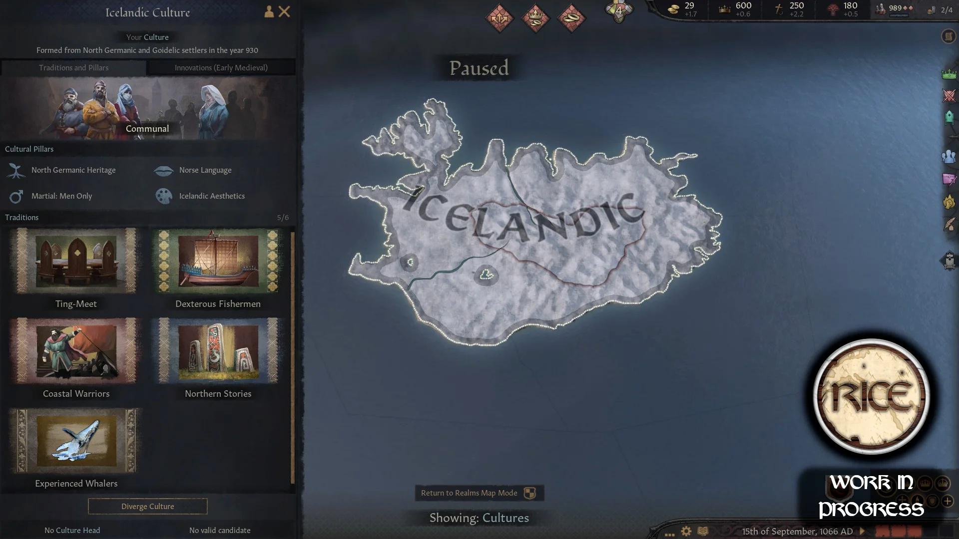 Культуры коренных американцев и особенности Винланда в моде RICE для Crusader Kings 3