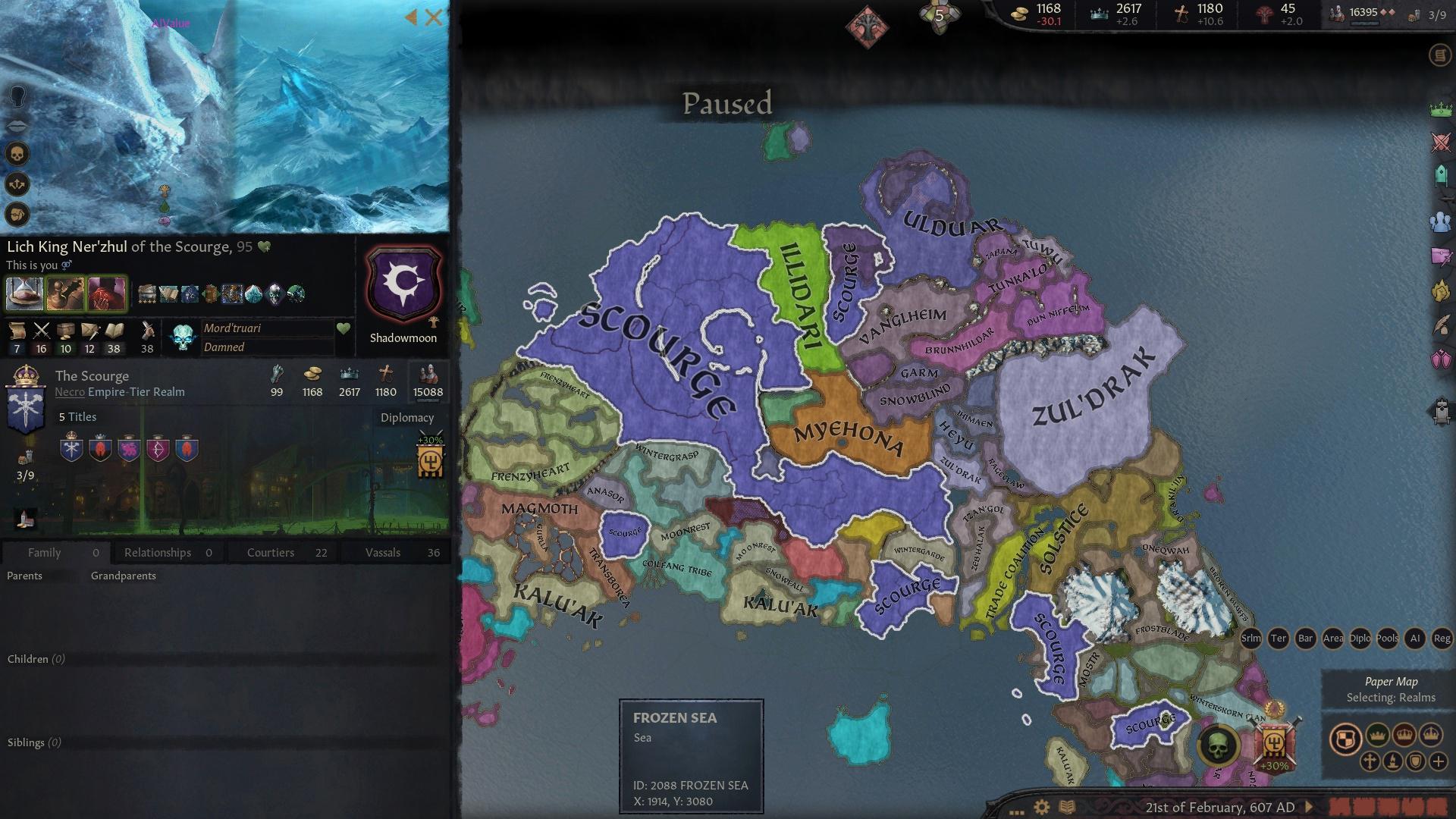 Для Crusader Kings 3 вышла альфа версия мода по Warcraft