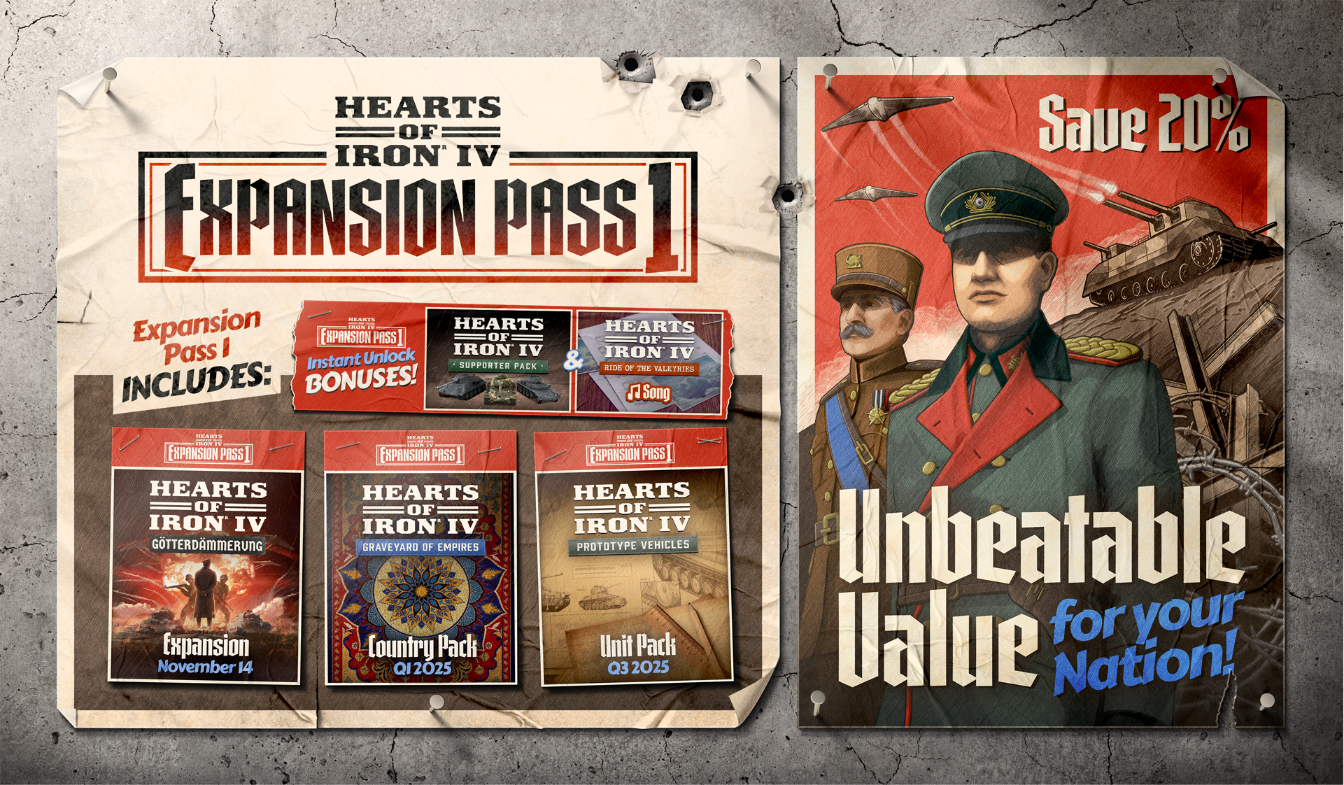 Для Hearts of Iron IV объявлен сезонный пропуск с дополнением про немцев