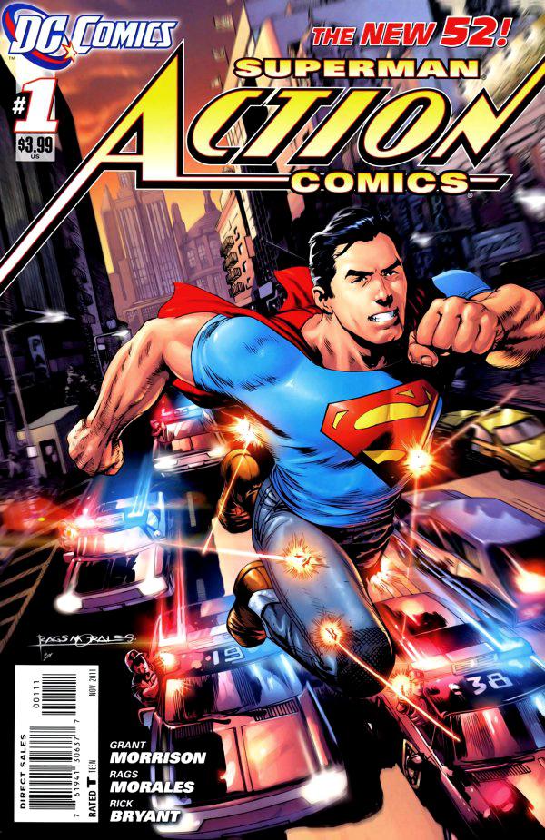 Обложка Action Comics #1 2011 года от Рэгса Моралеса и Брэда Андерсона