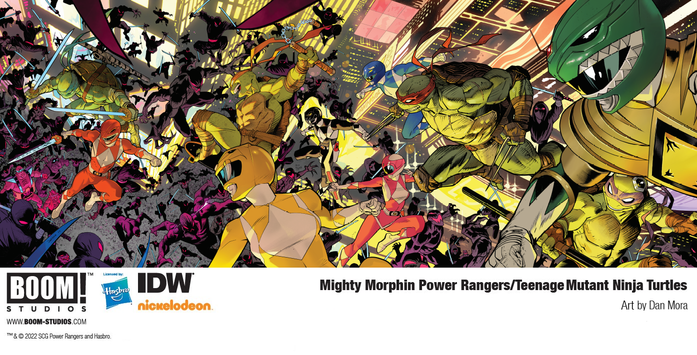 BOOM! Studios опубликовала превью сиквела комикс-кроссовера Могучих Рейнджеров и Черепашек-ниндзя