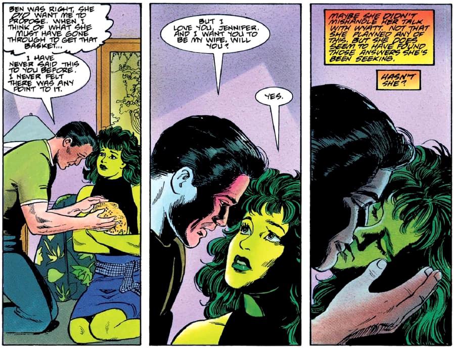 Кадры из 1-ого выпуска The Sensational She-Hulk: Ceremony