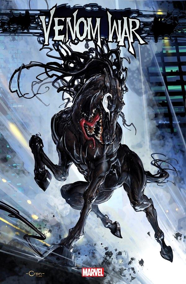 Вариантка Venom War #1 от Клэйтона Крэйна с лошадкой-веномом