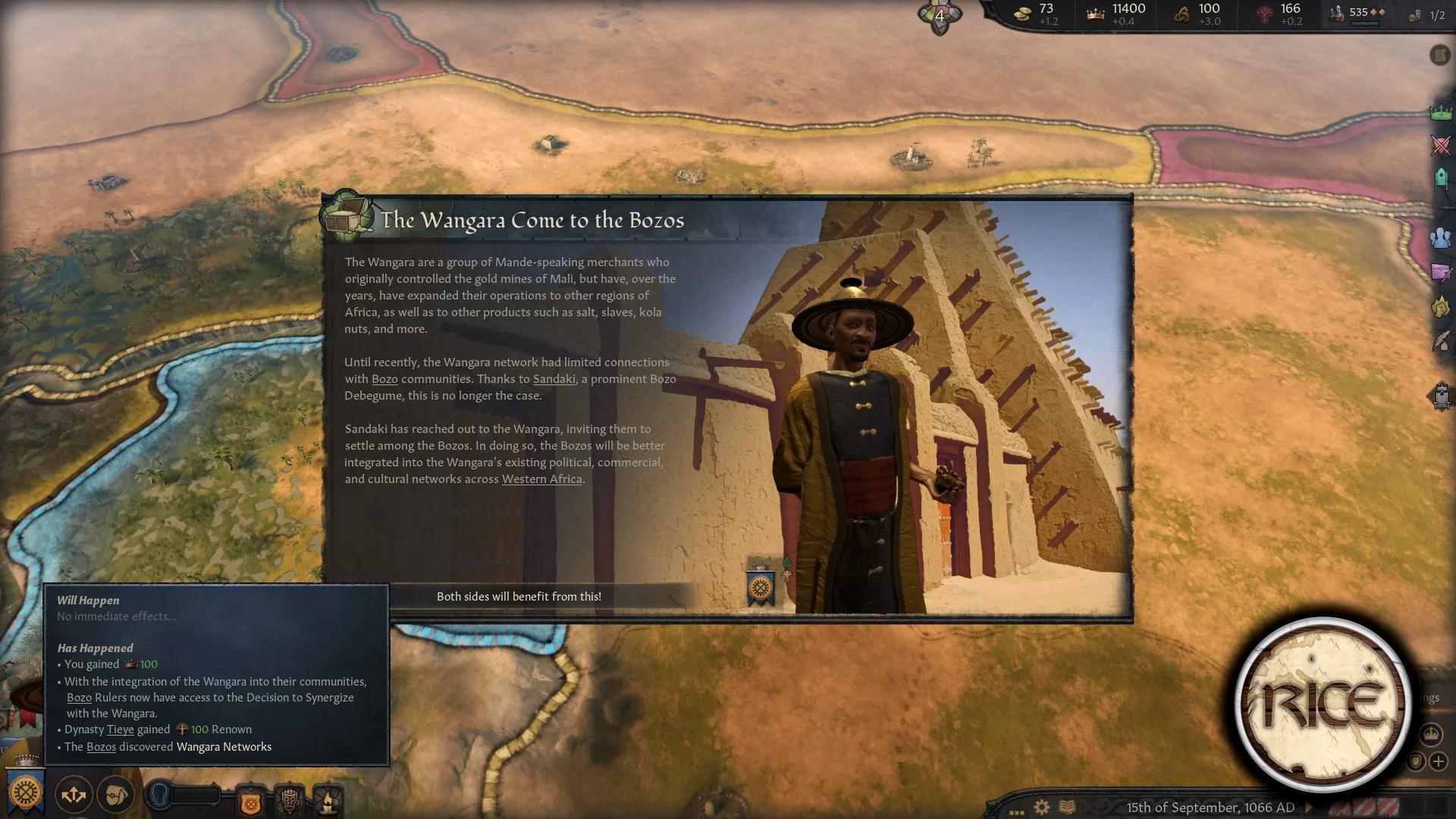 Для Crusader Kings 3 вышел пак RICE, посвящённый африканскому народу бозо