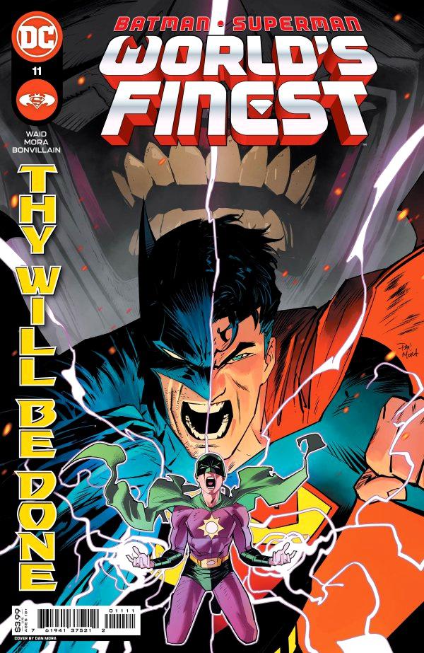 Обложка Batman / Superman: World's Finest #11 от Дэна Моры