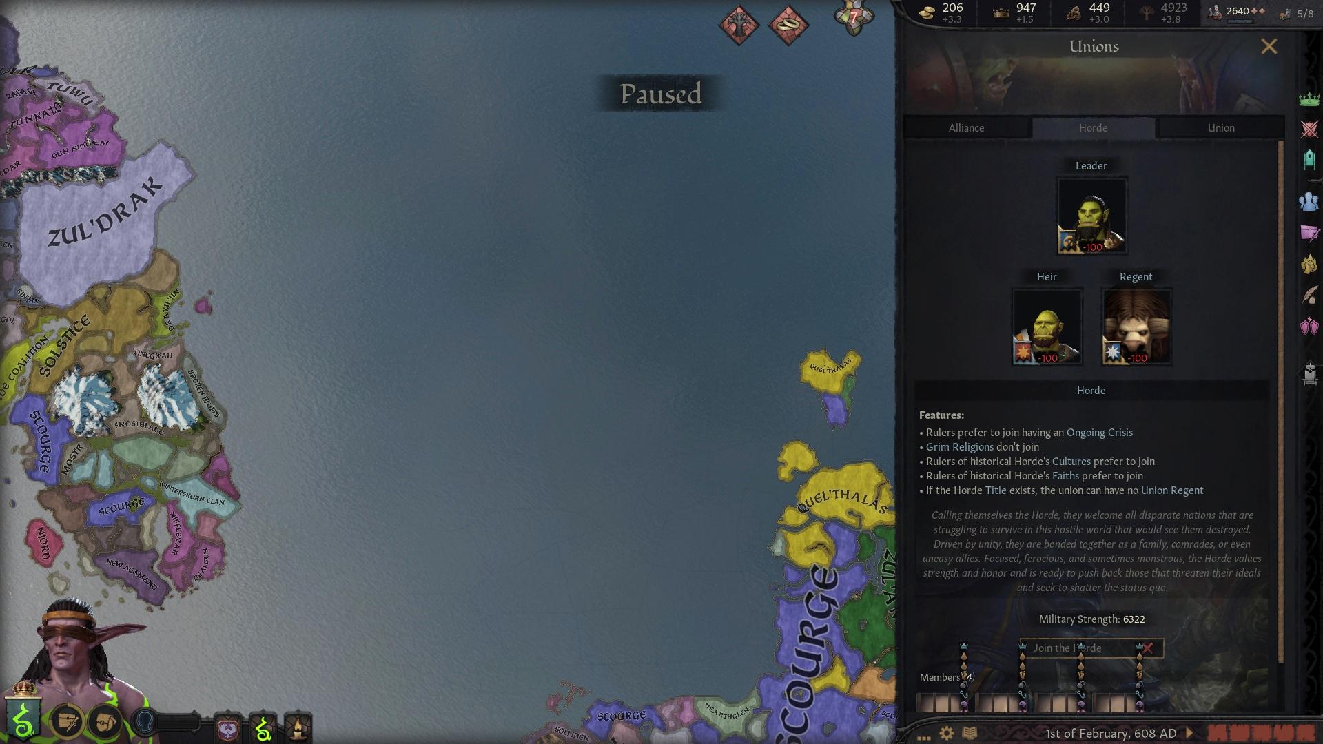 Для Crusader Kings 3 вышла альфа версия мода по Warcraft