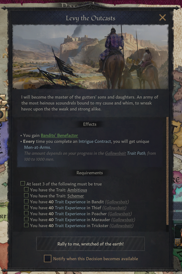 Безземельные приключенцы в грядущем дополнении Crusader Kings 3. Часть 2
