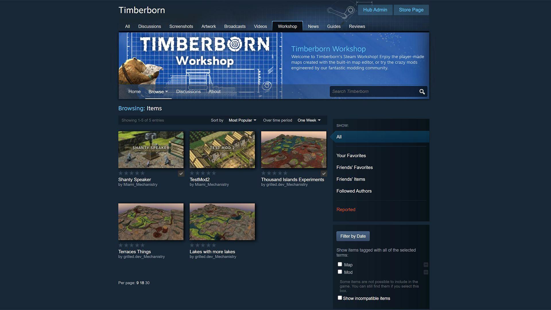 Timberborn получит поддержку Steam Workshop в следующем обновлении