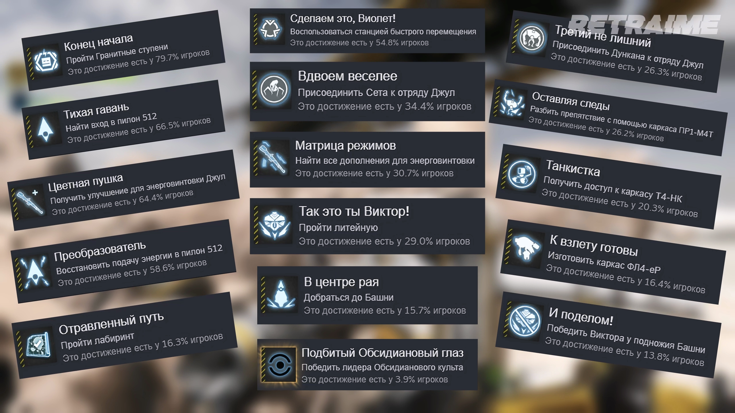 Сюжетные достижения
