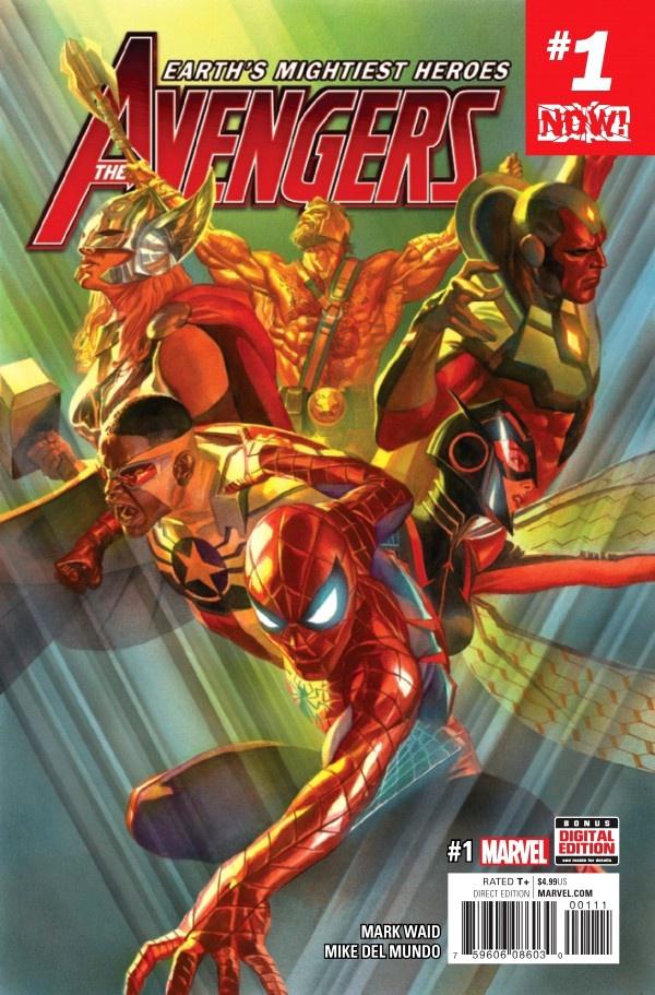 Обложка Avengers #1 2016 года от Алекса Росса