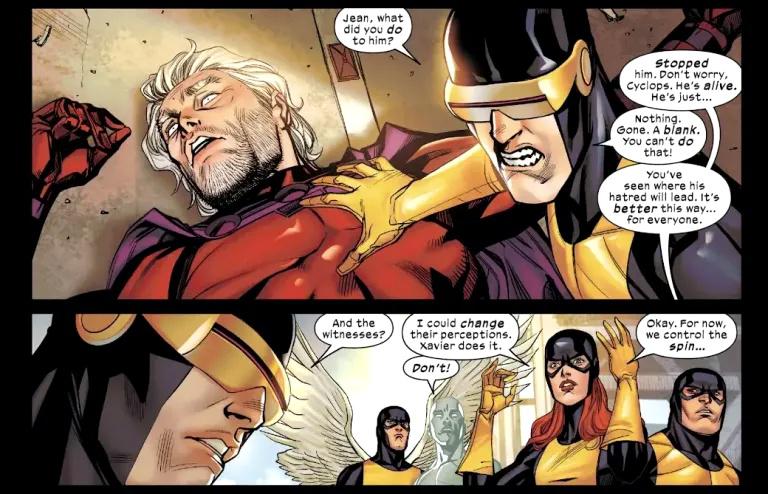 Кадры из Jean Grey #1 - Джин сделала Магнето овощем