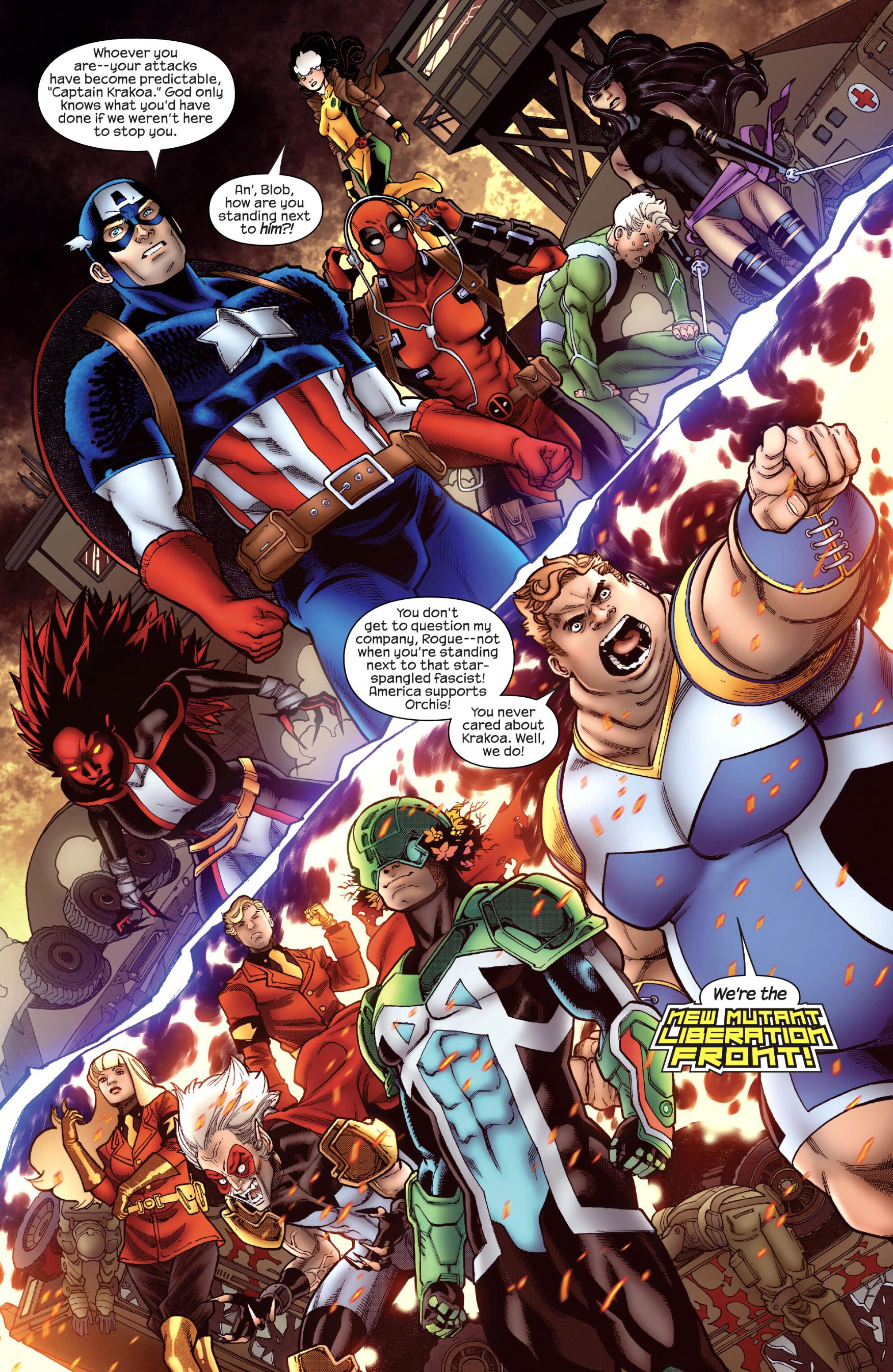 Превью комикса Uncanny Avenger #4 и фанатская теория о личности фальшивого Капитана Кракоа