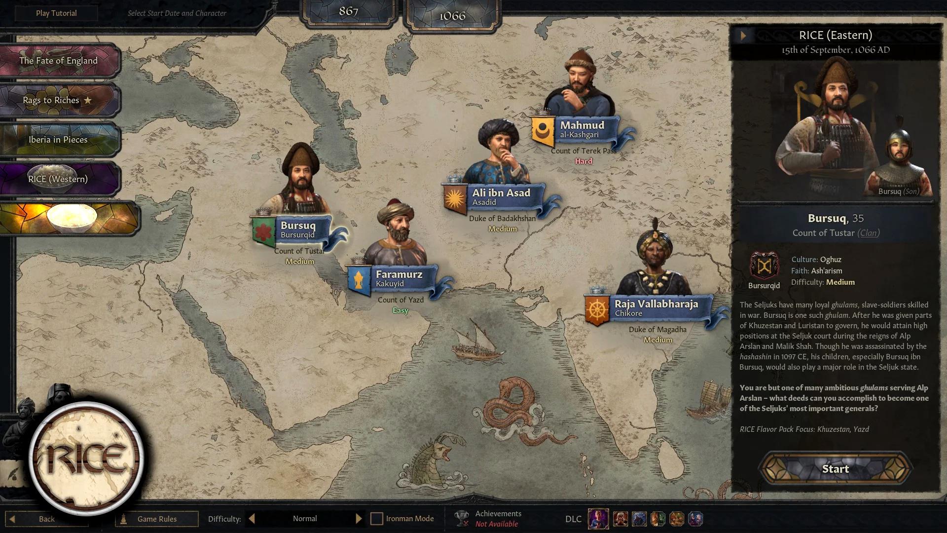 Особенности обновлений модов RICE и The Fallen Eagle для Crusader Kings 3