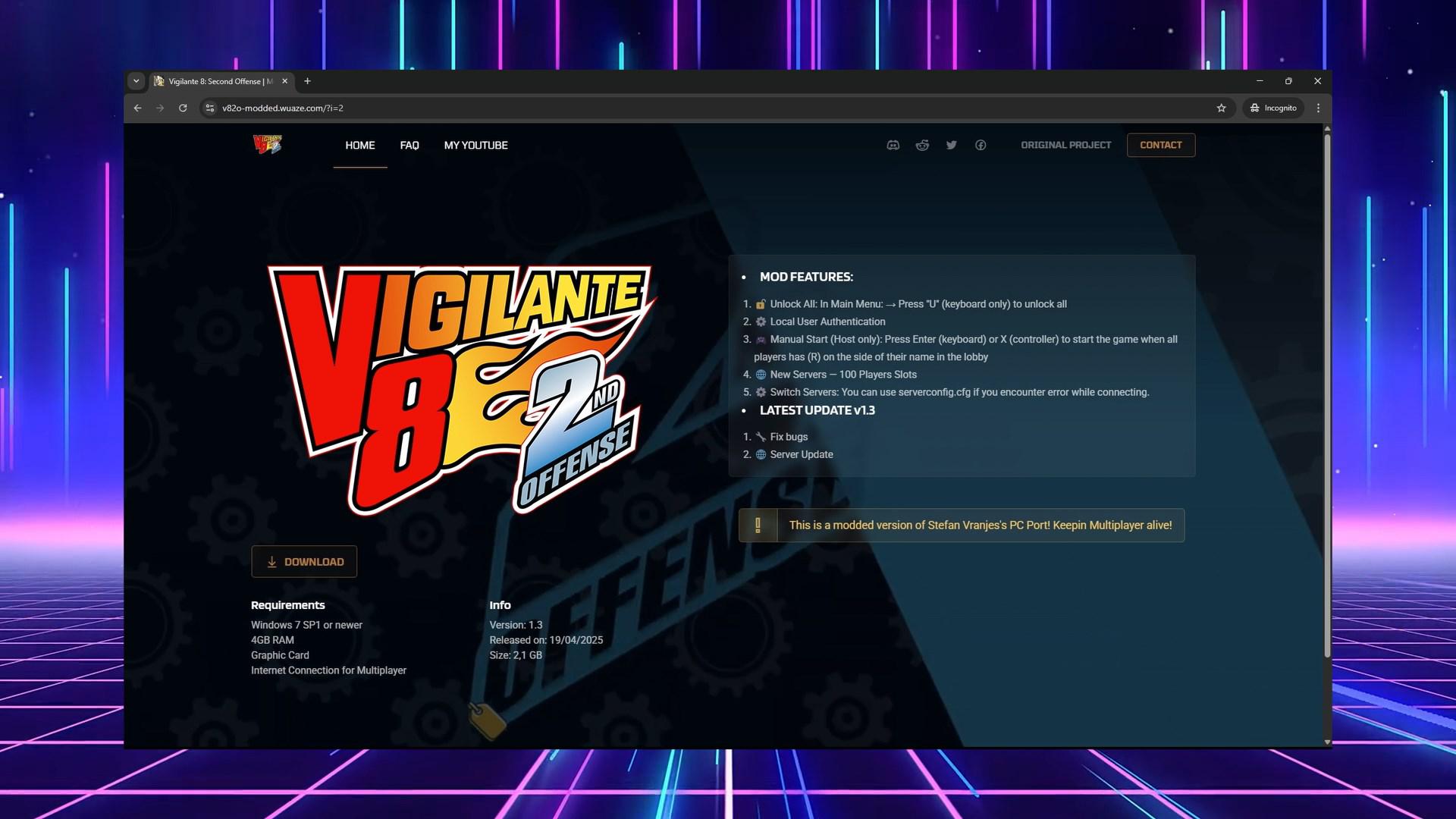 Vigilante 8: 2nd Offense возвращается! Фанатский порт с&nbsp;мультиплеером