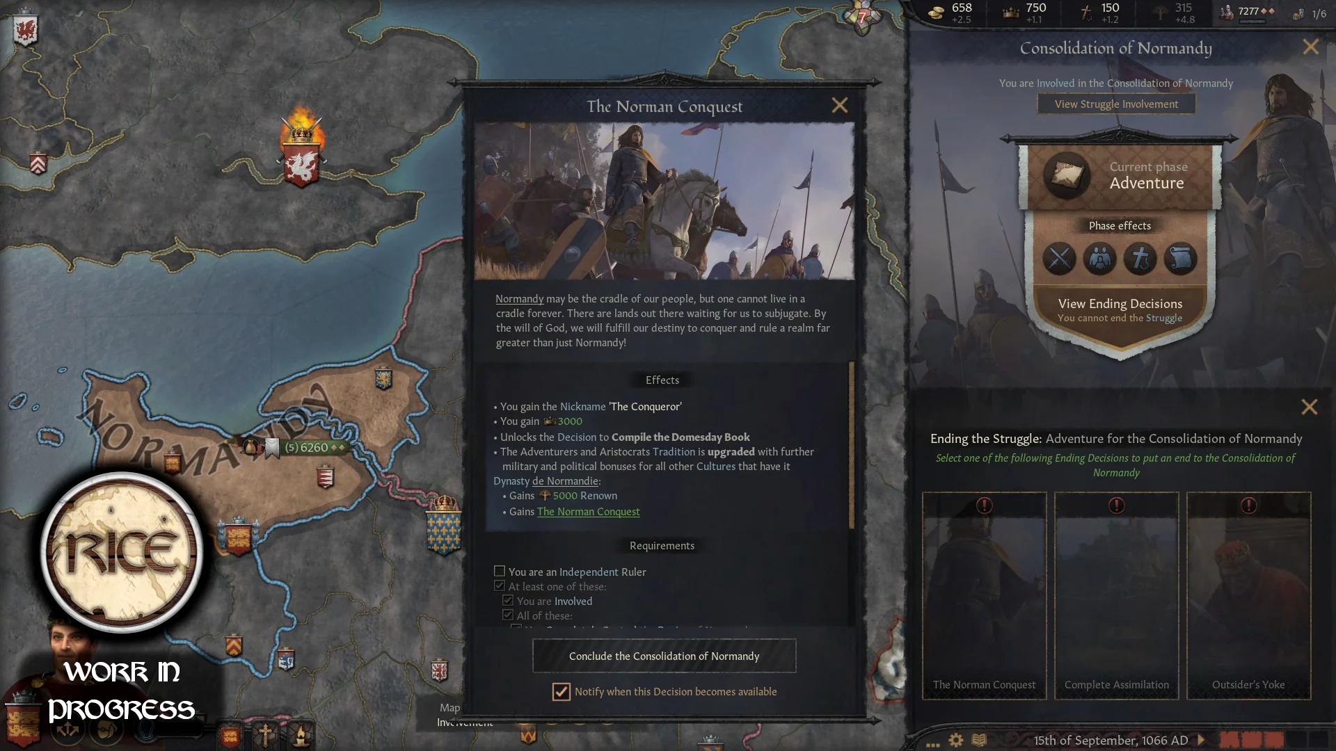 Особенности нормандского пака RICE для Crusader Kings 3