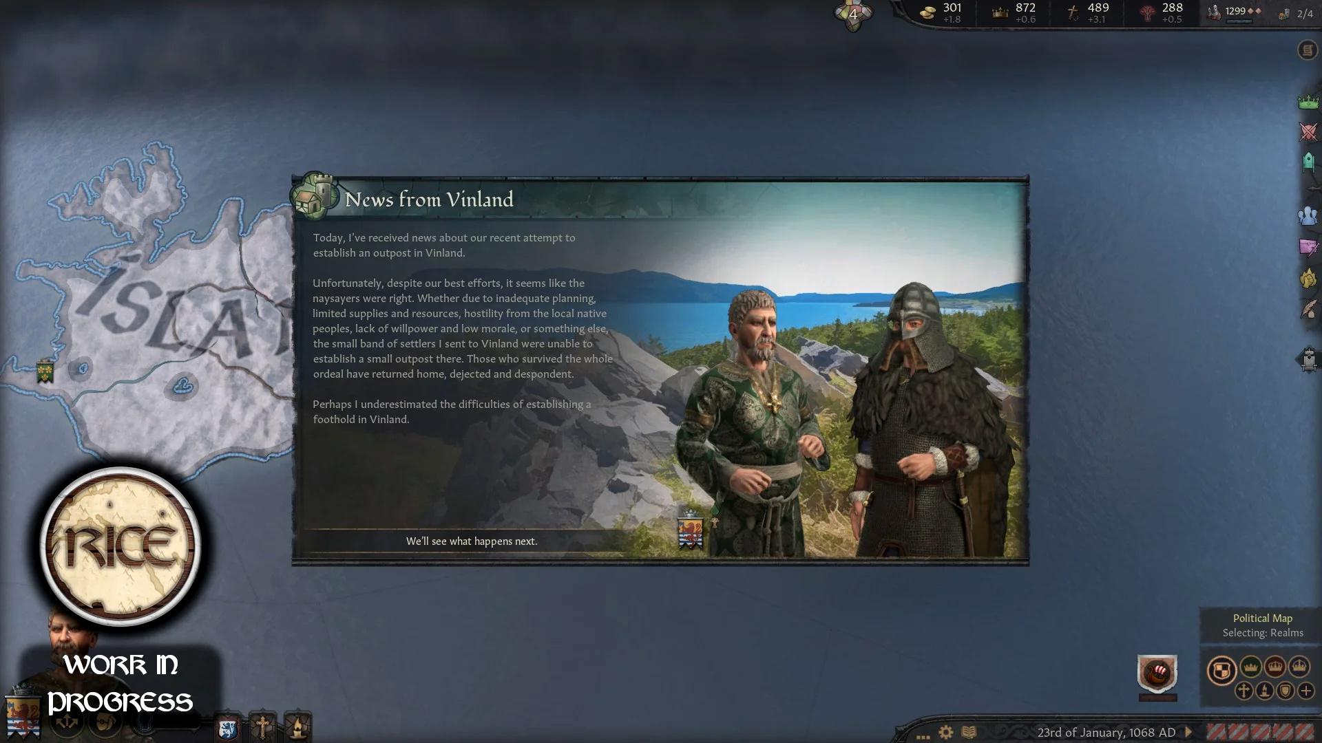 Культуры коренных американцев и особенности Винланда в моде RICE для Crusader Kings 3
