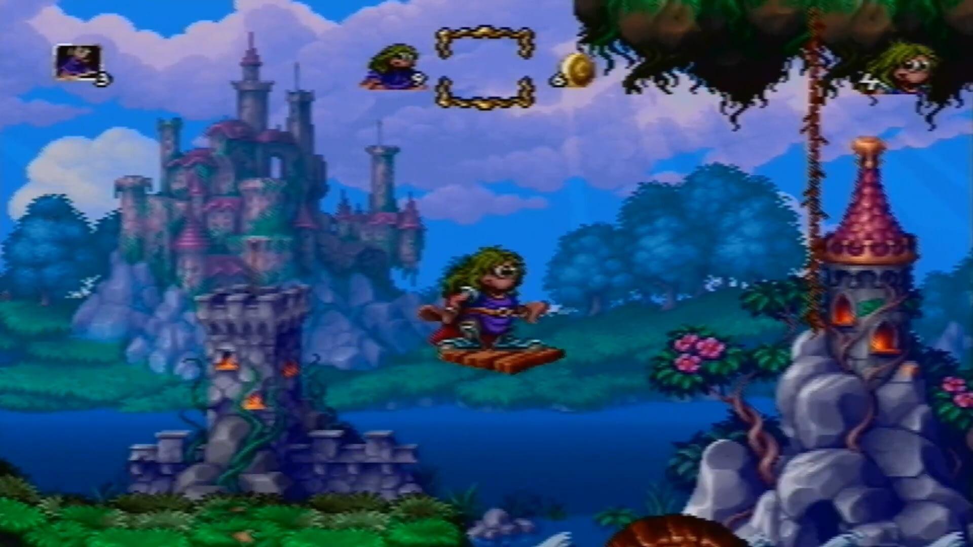 The Adventures of Lomax. Ломакс стоит на доске, которую только что поставил