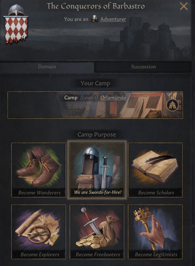 Безземельные приключенцы в грядущем дополнении Crusader Kings 3. Часть 2