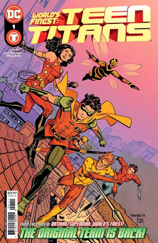 Обложка World's Finest: Teen Titans #1 от Криса Сомни