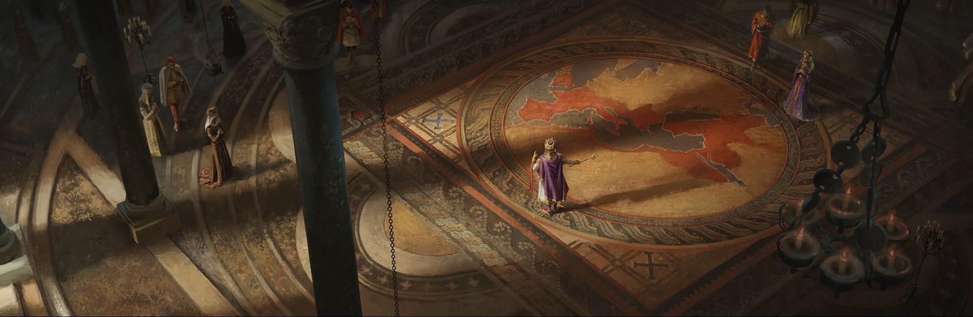 Визуальная часть дополнения Roads to Power для Crusader Kings 3