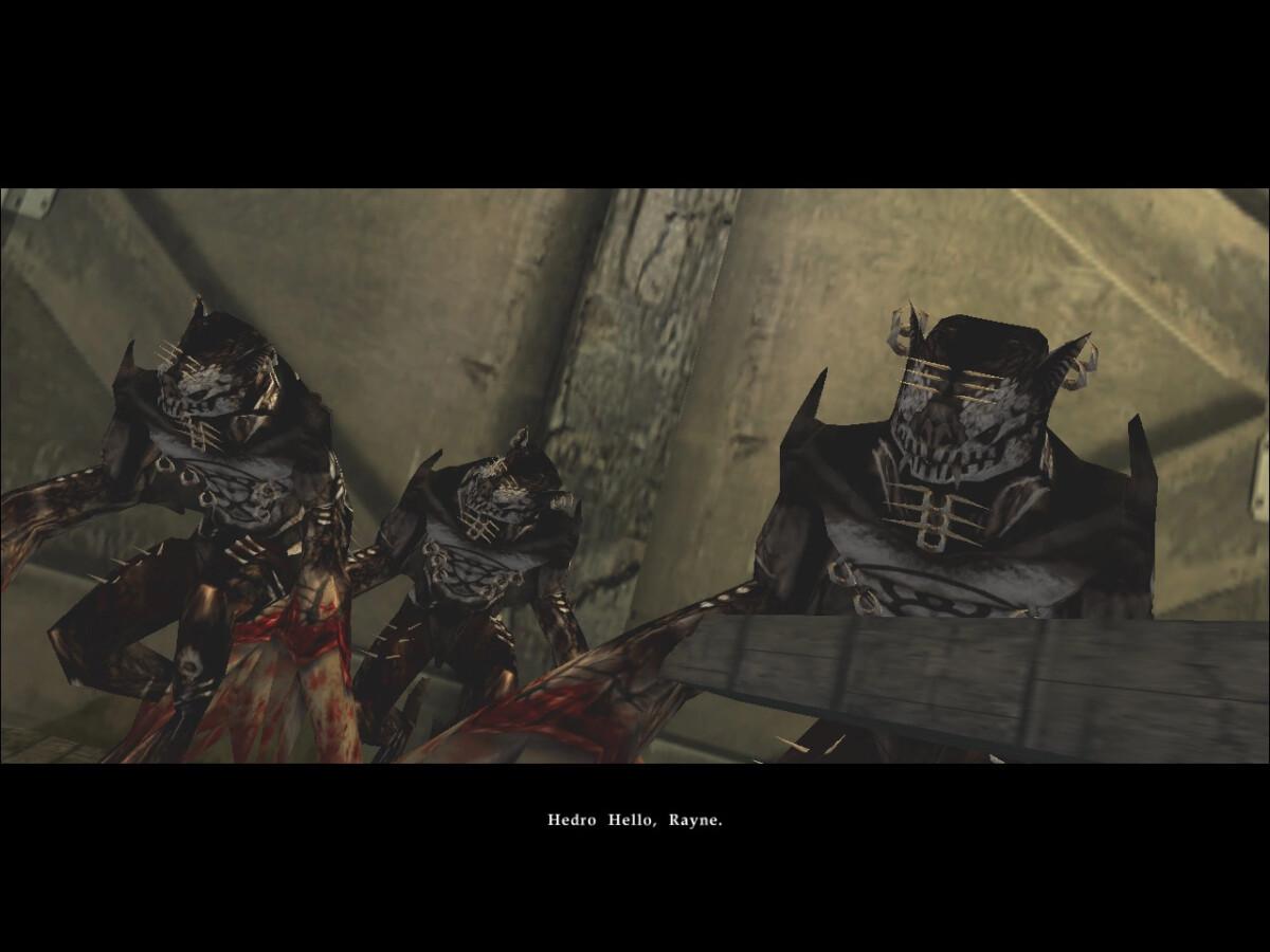 BloodRayne: "Just a girl wanting to play with the boys".