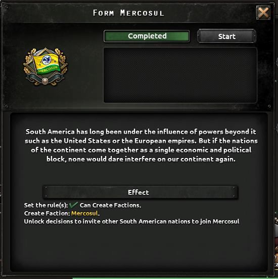 Альтернативно-историческая Бразилия в Hearts of Iron IV: Trial of Allegiance