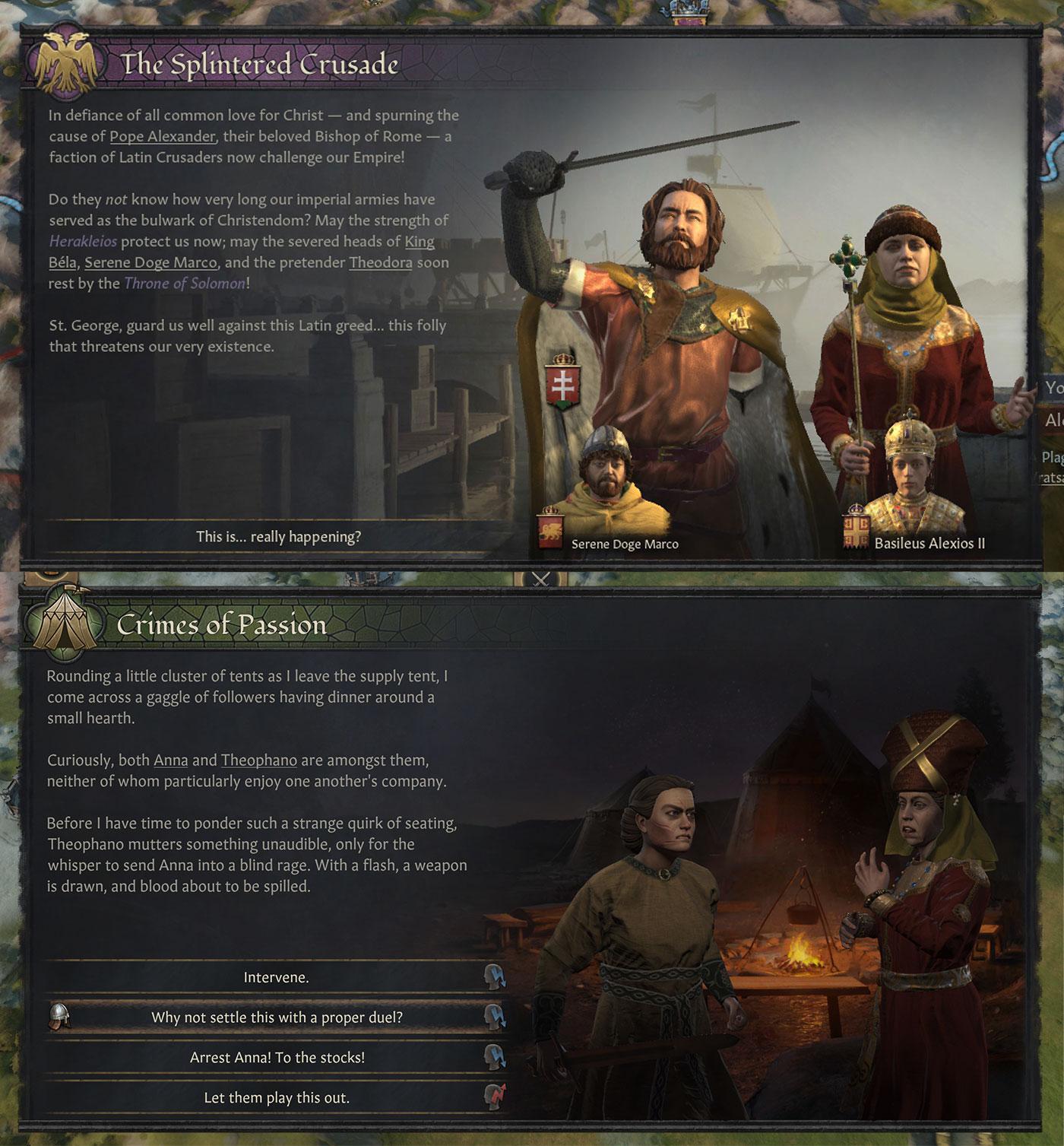 Визуальная часть дополнения Roads to Power для Crusader Kings 3