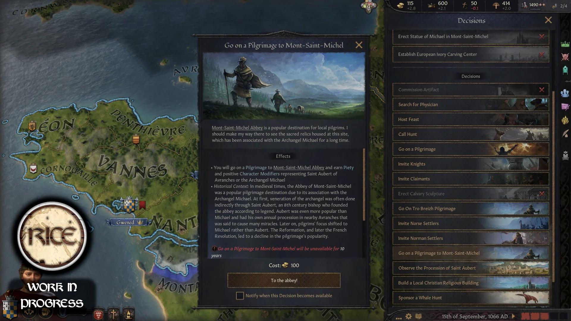 Особенности нормандского пака RICE для Crusader Kings 3