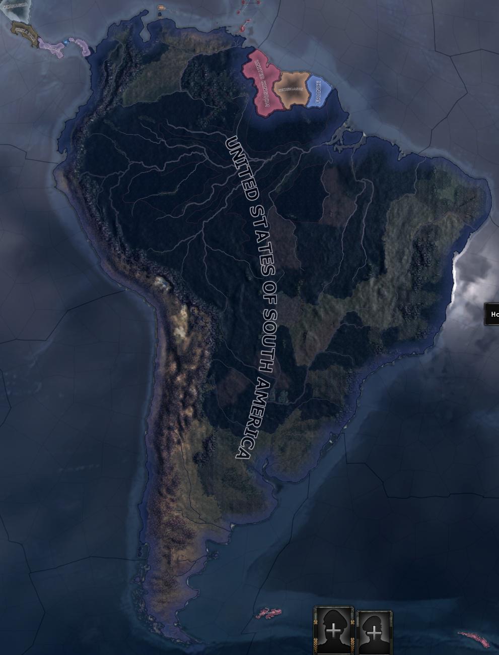 Альтернативно-историческая Бразилия в Hearts of Iron IV: Trial of Allegiance