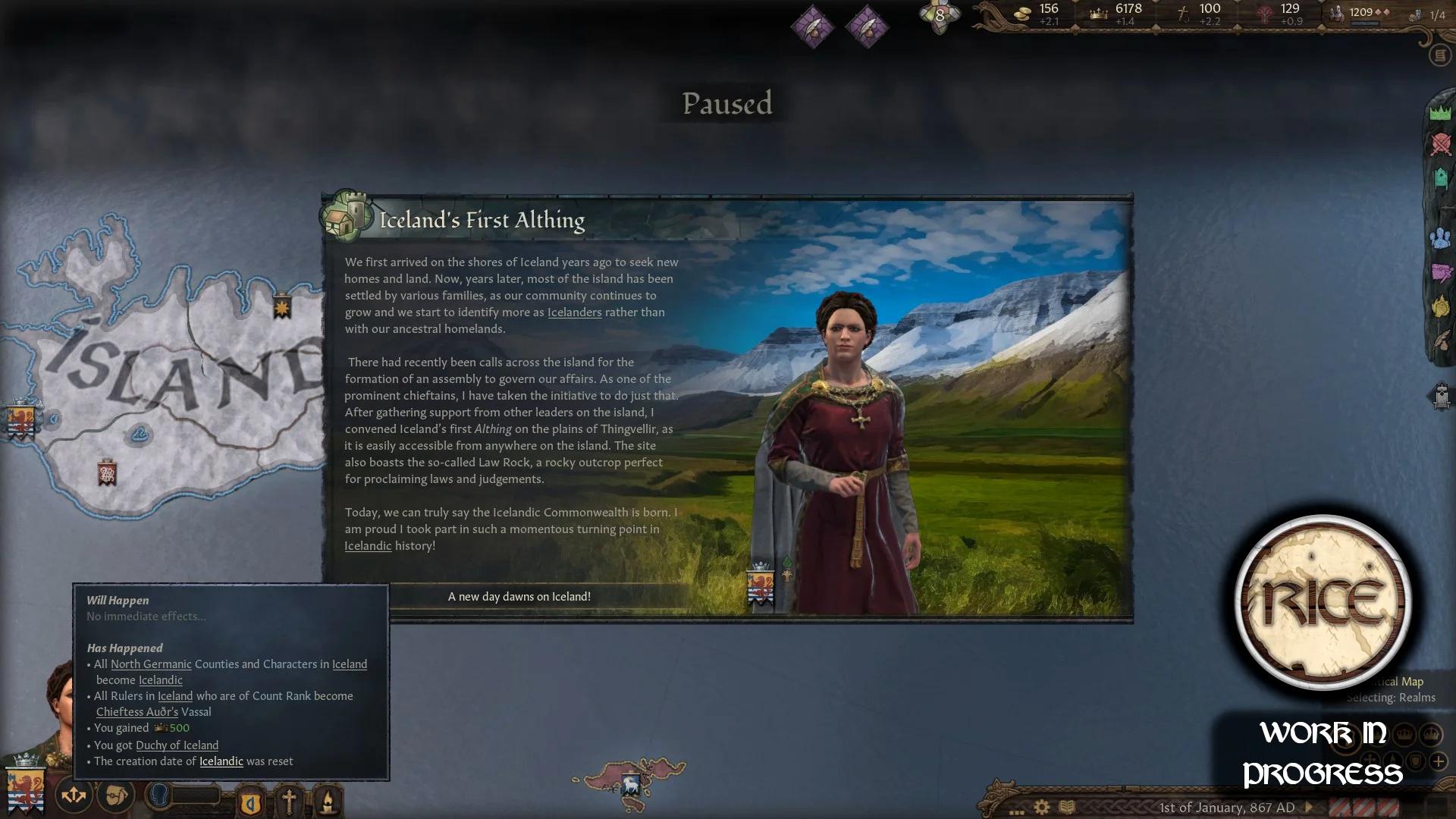 Культуры коренных американцев и особенности Винланда в моде RICE для Crusader Kings 3