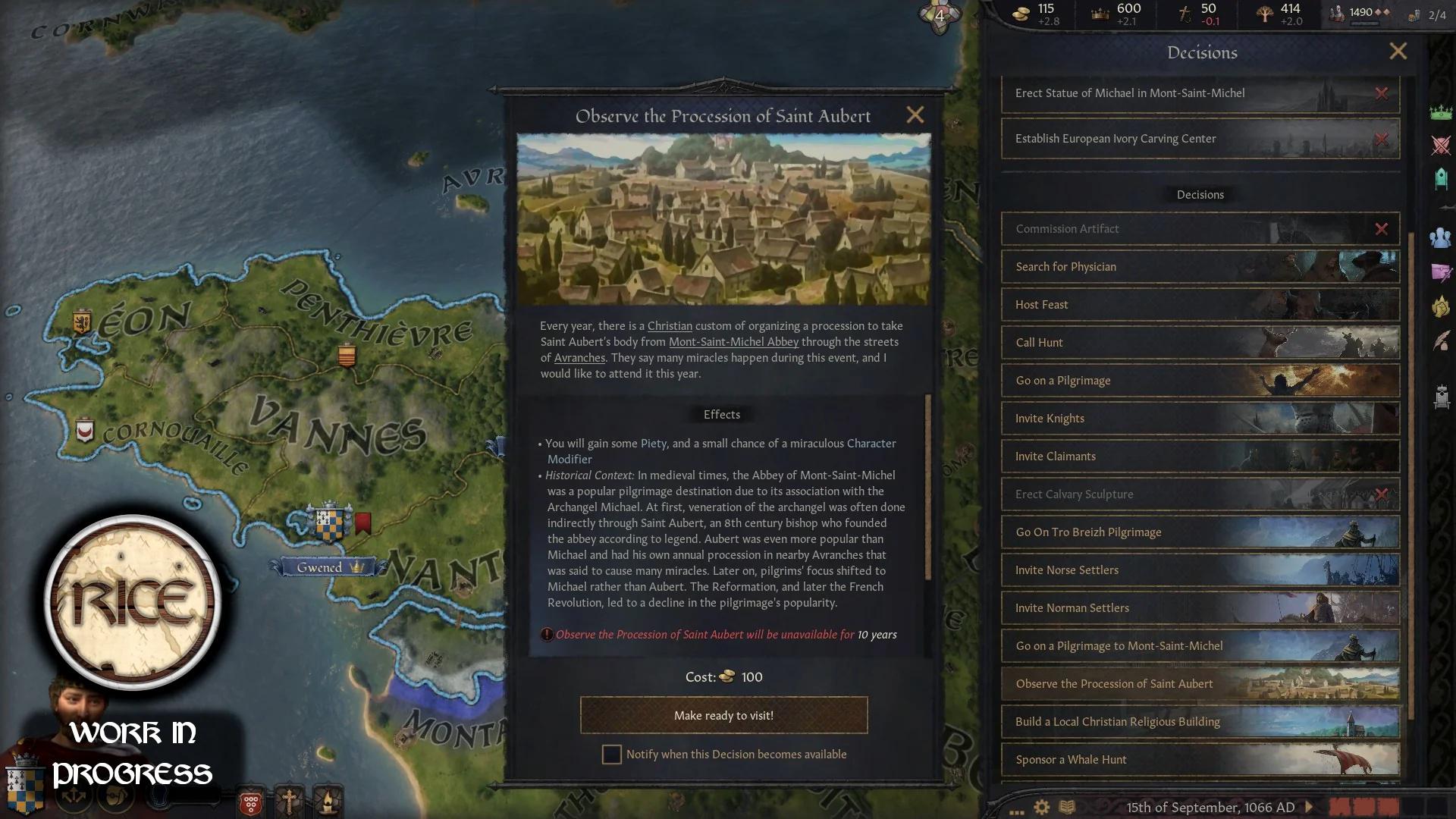 Особенности нормандского пака RICE для Crusader Kings 3