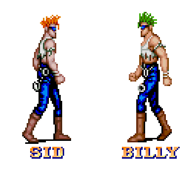 Вероятно Billy это Poison, а Sid – Roxy