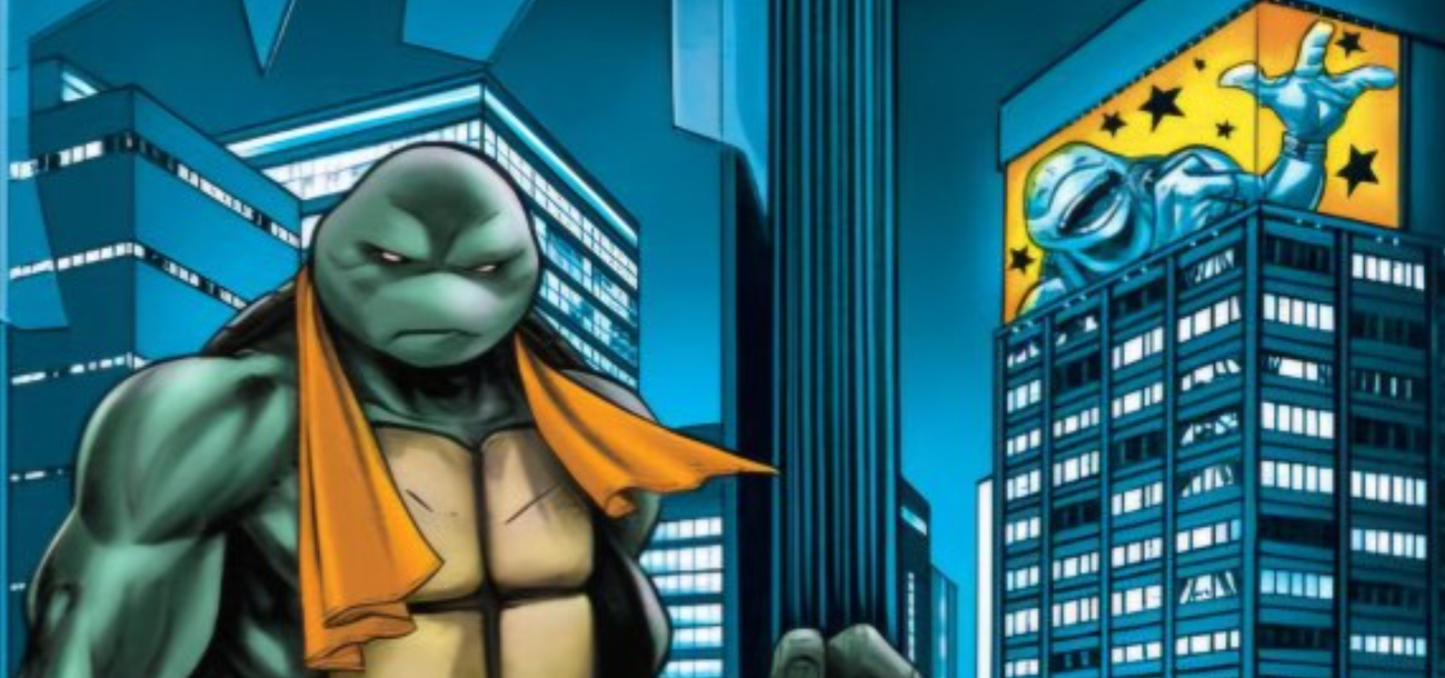 Майки в телевизоре - обложки и превью комикса Teenage Mutant Ninja Turtles #2